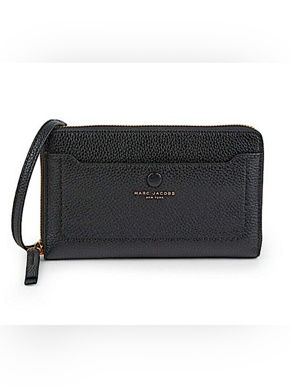 Marc Jacobs Empire City Black Leather Convert Handbag Small Bag Wallet AUTHENTIC